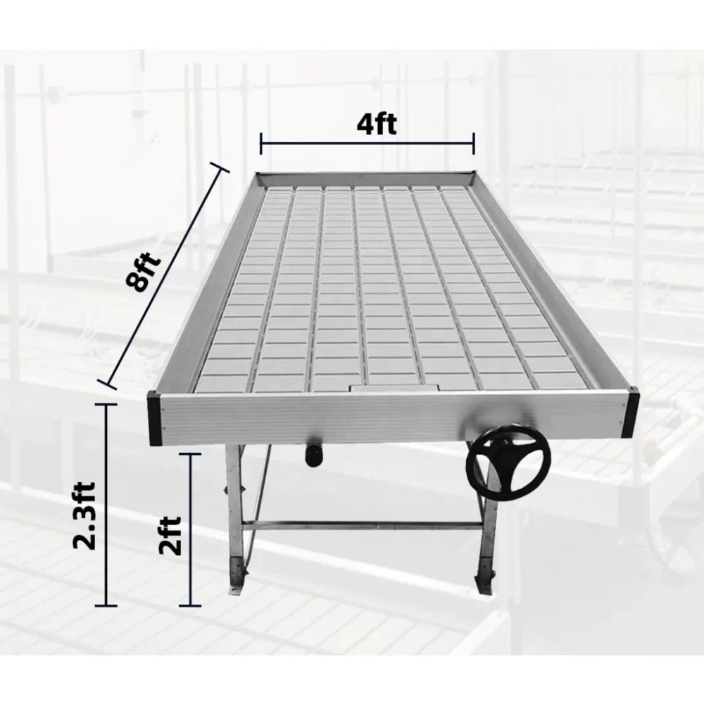 Stoliki do szklarni, tace do u – Flood Tray Table recenzja i cena