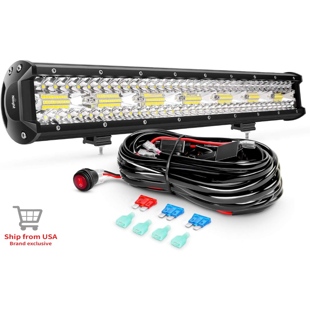 Zestaw świateł LED Nilight 20' – Flood Tray Table recenzja i cena